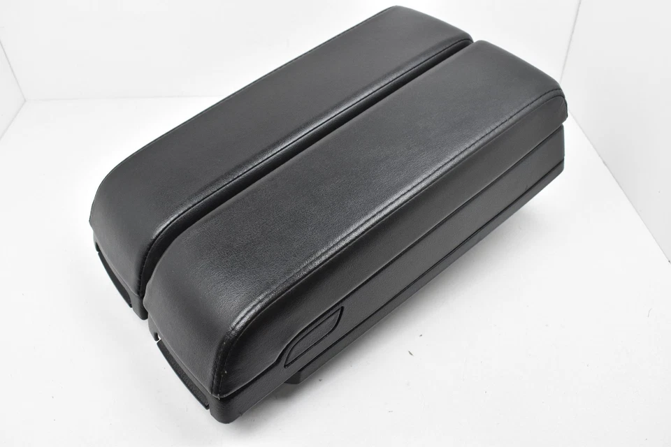 Infiniti FX45 2003-2005 consola central cuero negro reposabrazos tapa de almacenamiento OEM Foto 4 de 4