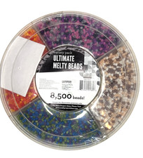 Ultimate Melty Beads Variety Pack 8,500 Beads Peg Boards Templates Craft Kit