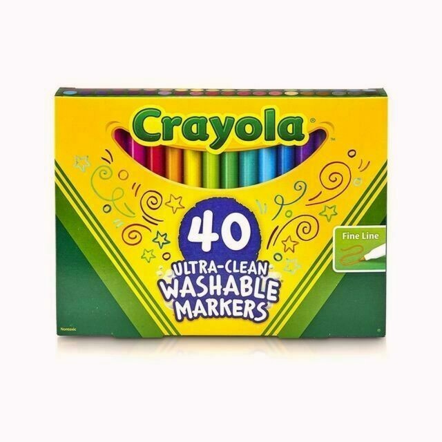 (40ct), Colored Markers For Kids,