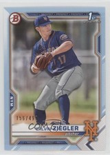 2021 Bowman Draft Sky Blue 156/499 Calvin Ziegler #BD-123 0q4s
