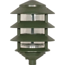 Nuvo Lighting 4 Tier Garden Light, Green , Green - SF77-324