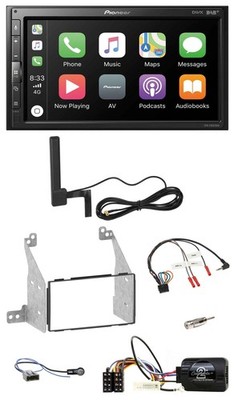 Pioneer USB 2DIN Bluetooth DAB Lenkrad Autoradio für Nissan Pathfinder R51 2010-