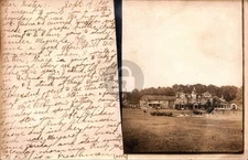 Mudlavia Hotel Kramer Attica Indiana 1909 RPPC Photo Postcard COPY