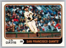 2023 Topps Heritage #537 J.D. Davis - San Francisco Giants
