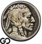 1913-D Buffalo Nickel, Type 2, Key Denver Issue, Low Mintage