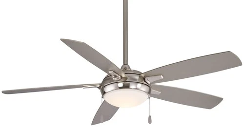 Minka Aire Lun-Aire 54" Ceiling Fan - Silver 5-Blade - Picture 1 of 5
