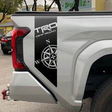 Trd Off Road Tacoma 2024 2025 2026 Decals Bedside Toyota Decal Stickers Vinyl 2p