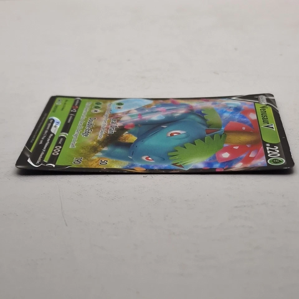 Venusaur V SWSH100 Sword & Shield 2021 Pokemon Card Basic Rare Promo Holo - Image 4 of 4