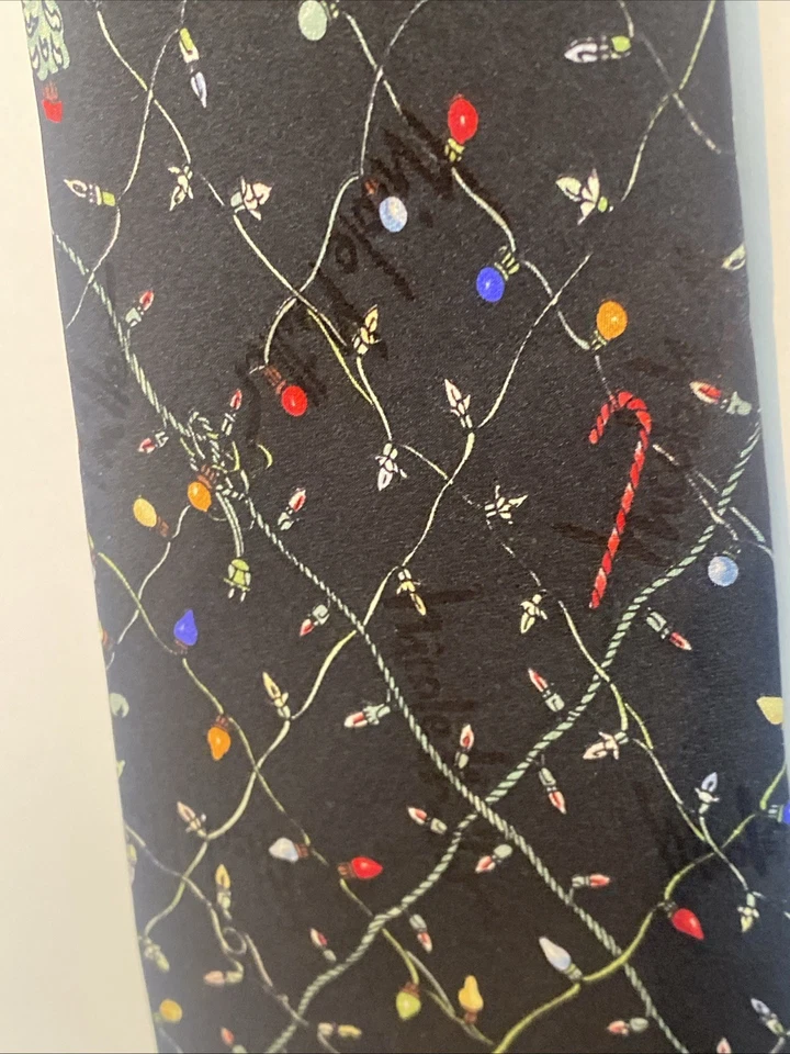 Lote De 3 Corbatas De Colección Navidad 1995 Nicole Miller, CC Hughes & FN Foto 2 de 4