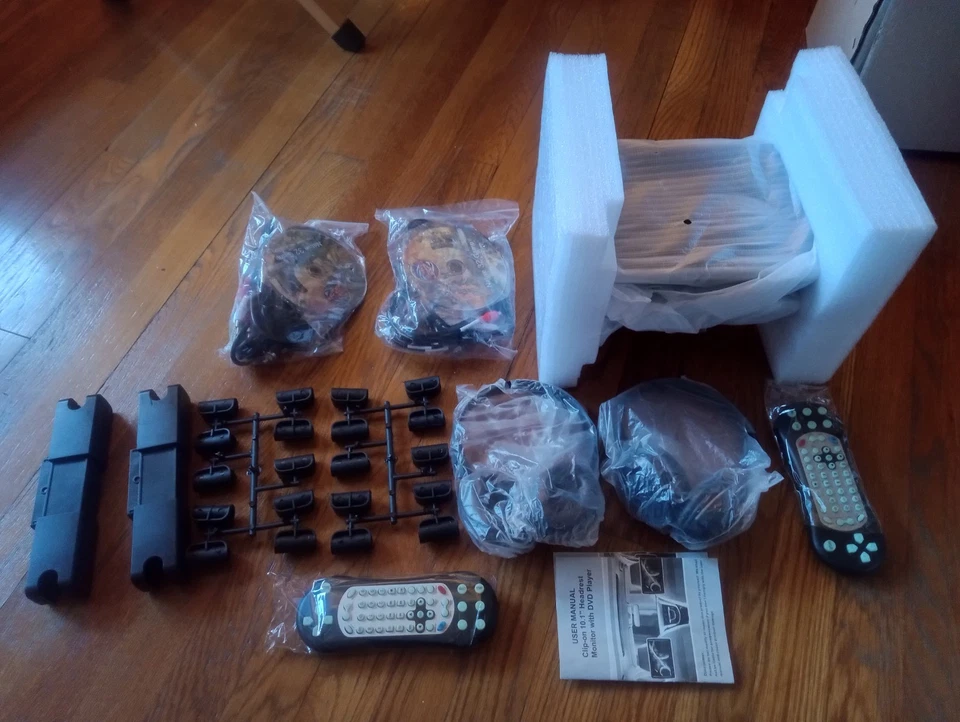 Eonon clip-on c1100 headrest monitor with dvd player(New Opened Box) - Image 3 of 4