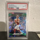 2024 Panini Prizm Green Ice Fireworks PSA 10 Jayden Daniels #24 Rookie