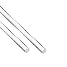 2pcs 1/2 Dia x 24 L Clear Acrylic Lucite Rod Dowel for DIY Projects Crafts Cu...