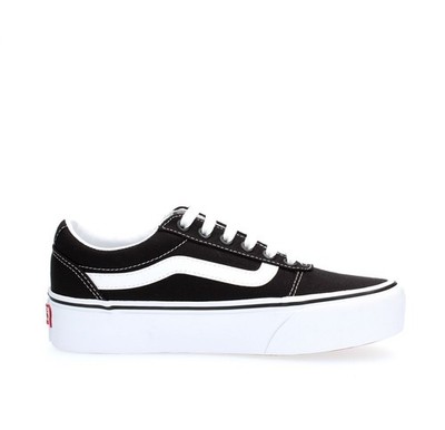vans ward wm platform damen sneaker - vn0a3tlc187 schwarz