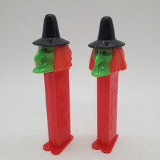 Vintage Halloween Witch Pez Dispenser  Set of 2