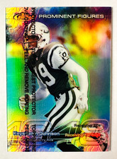 1999 Topps Finest Keyshawn Johnson Refractor Card Unpeeled #/1848 Jets Legend!