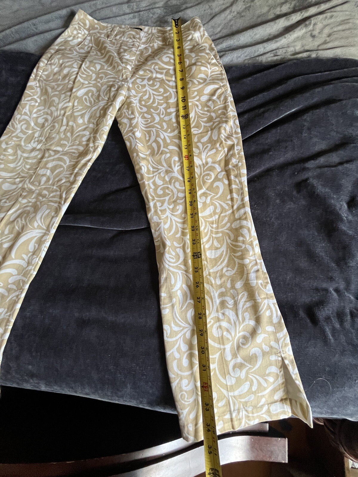 Willi Smith Stretch Size 2 Pants Pattern Cropped - image 4