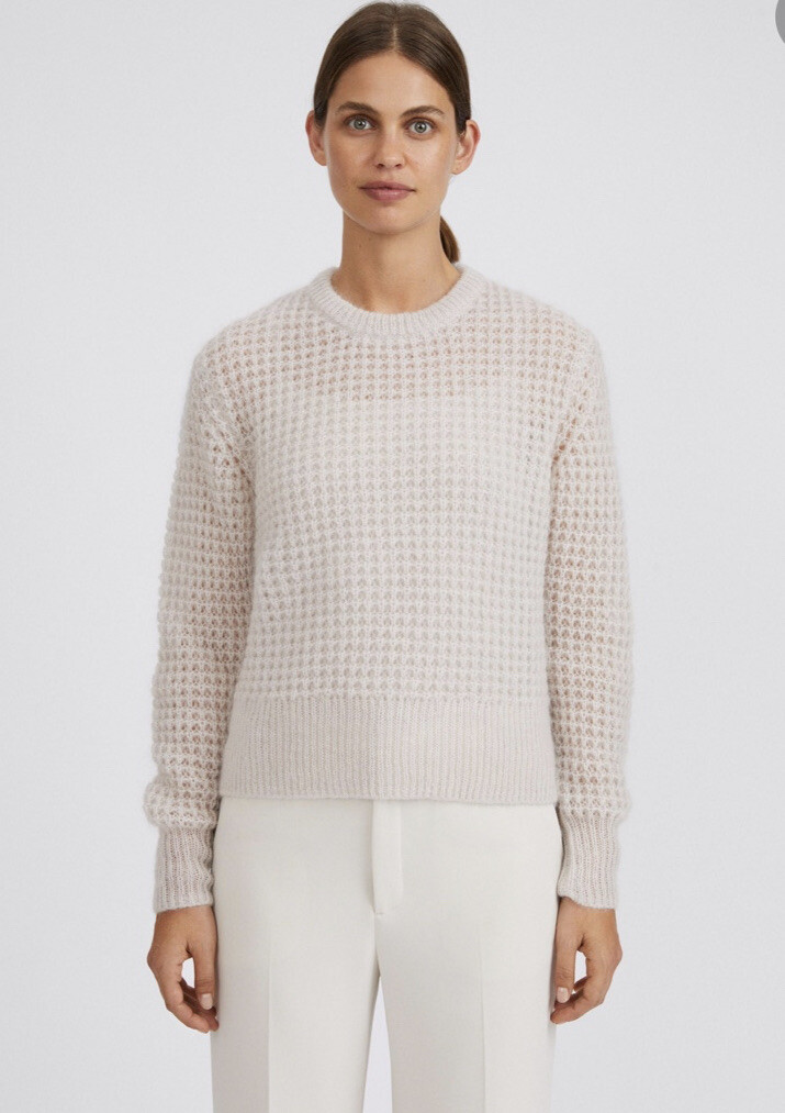 Helen Mohair Sweater Size Medium Ivory 