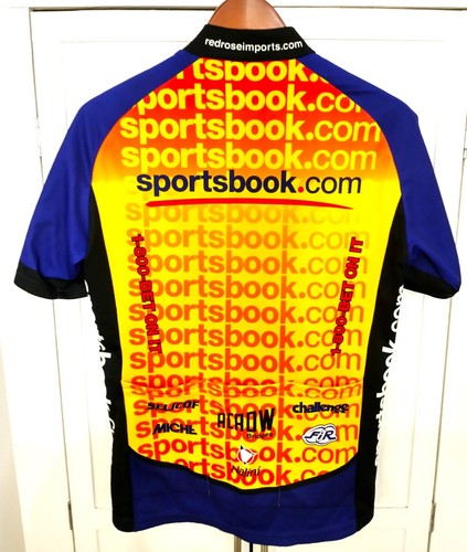 Sportsbook.com gelb 1/4 Reißverschluss Radshirt Made in Italy von Nalini Größe M - Bild 2 von 4