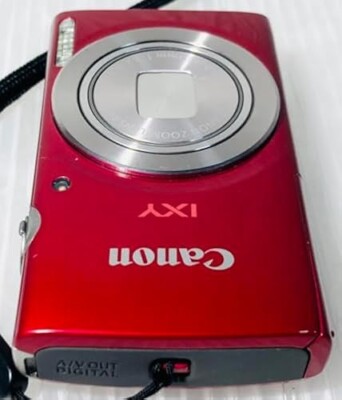 Excellent+]Canon IXY 180 PowerShot ELPH 180 Red 20MP Digital