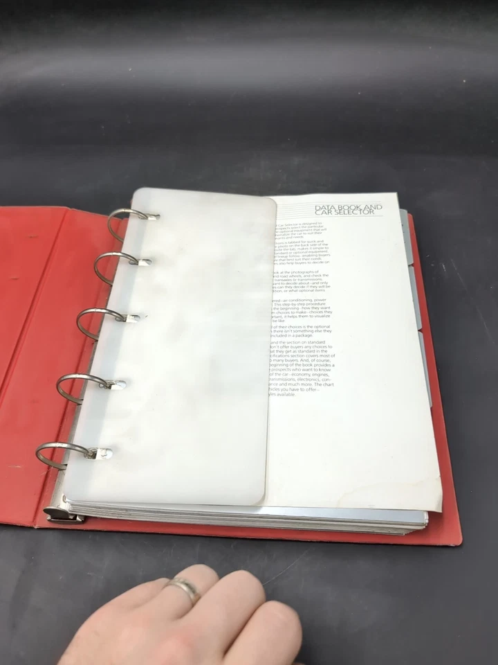 Dodge Car Dealer Album 1987 libro de datos guía selector Daytona Charger Lancer Foto 3 de 4