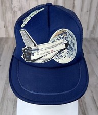 VTG NASA Kennedy Space Center Space Shuttle Snapback Trucker Cap Hat