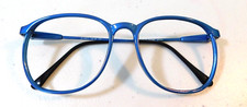 Vintage ELAN 77 Shiny Blue 53/18 P3 Carbon Eyeglass Frame New Old Stock 362