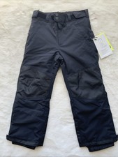 Girls' Waterproof Snow Sport Pants - All in Motion Black S