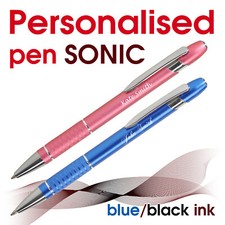 Personalised metal pen SONIC Wedding Christmas School leavers Teacher gift box