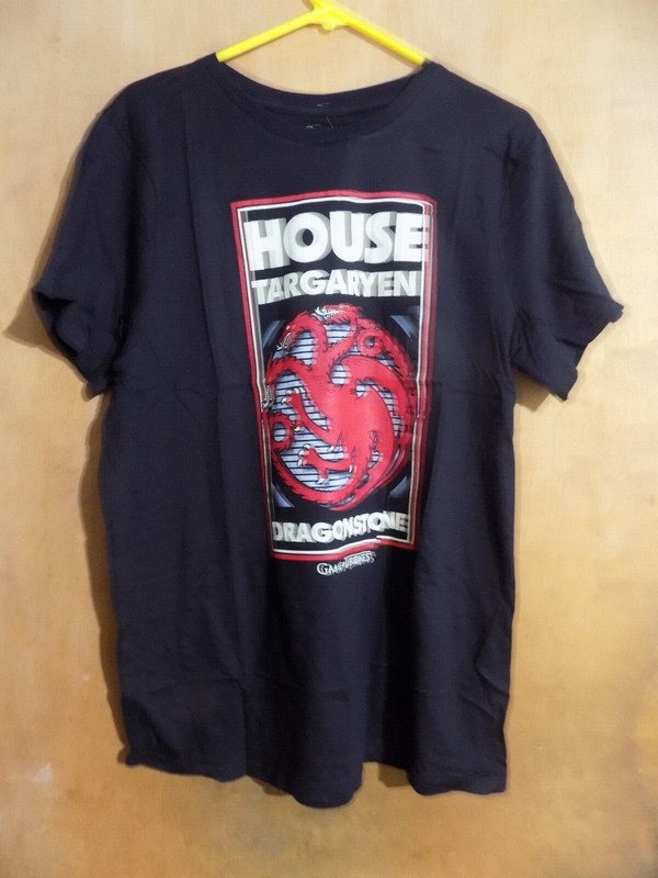 GAME OF THRONES - HOUSE TARGARYEN - DRAGONSTONE T-SHIRT [XL]