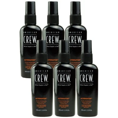 American Crew Alternator Finishing 6 x 100 ml Spray Styling Pump Haarspray Set