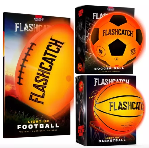 Flashcatch Light Up Ball Sports Set