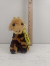 Vintage GIRAFFE Girl Scout Cookie Plush Safari Ribbon Award 7" 1983 Dakin