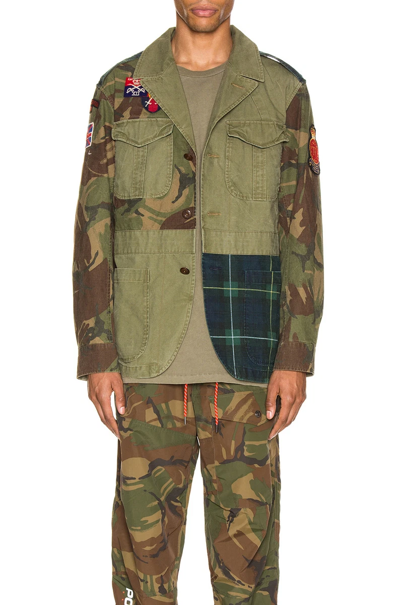 Patchwork camo best sale jacket