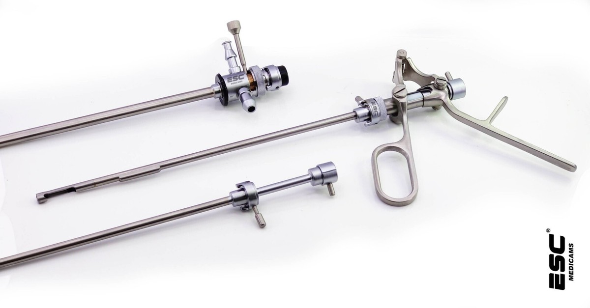 Urology Instruments Stone Punch Forceps Set Sheath , Visual