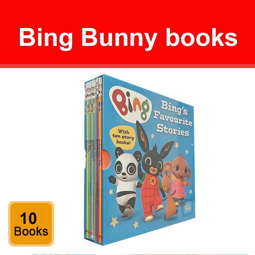 Bing Bunny 10 Books Ted Dewan Favourite Stories Box Set As Seen on TV Kids New