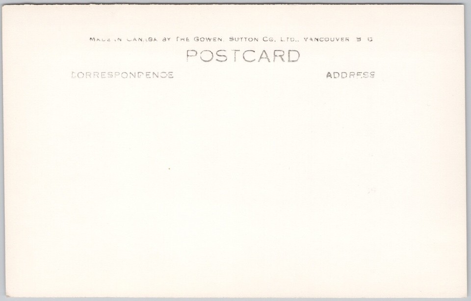 The Fraser Valley near Lytton BC British Columbia Gowen Sutton RPPC