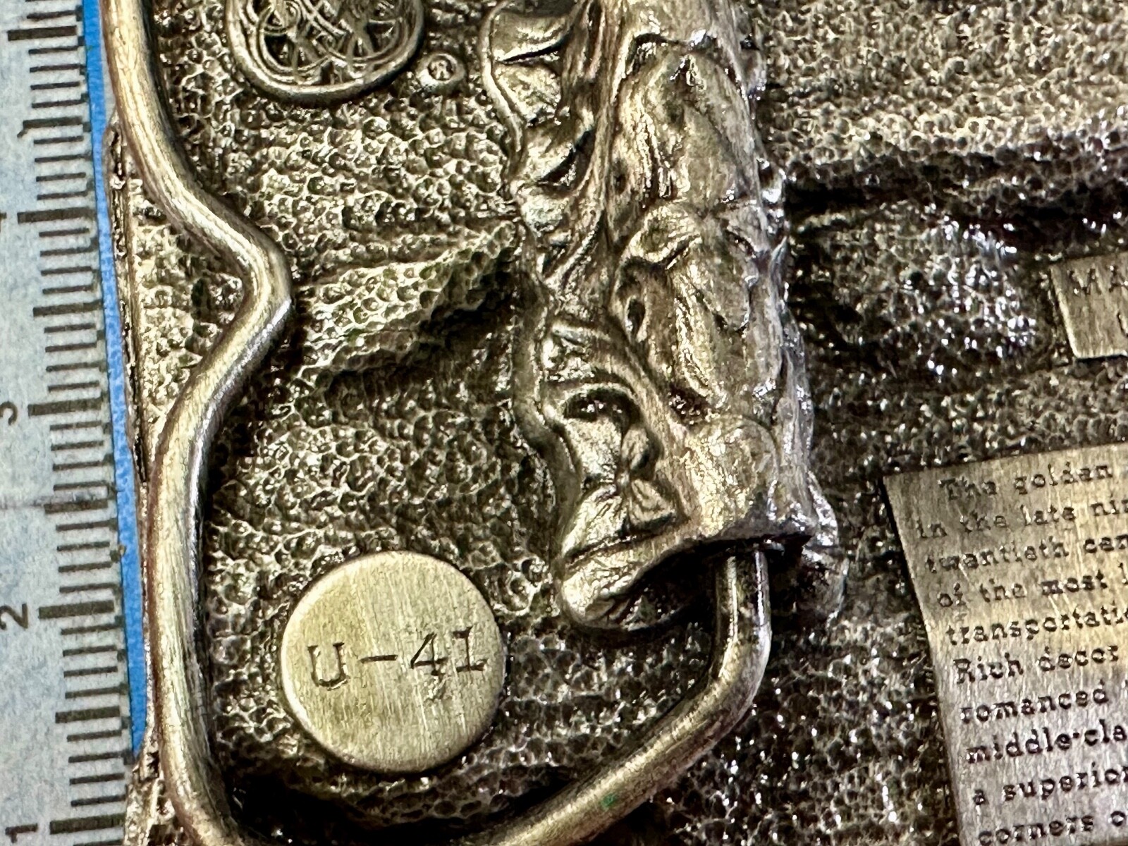 RR Train Steam Engine Under Bridge Collectors 70'… - image 12