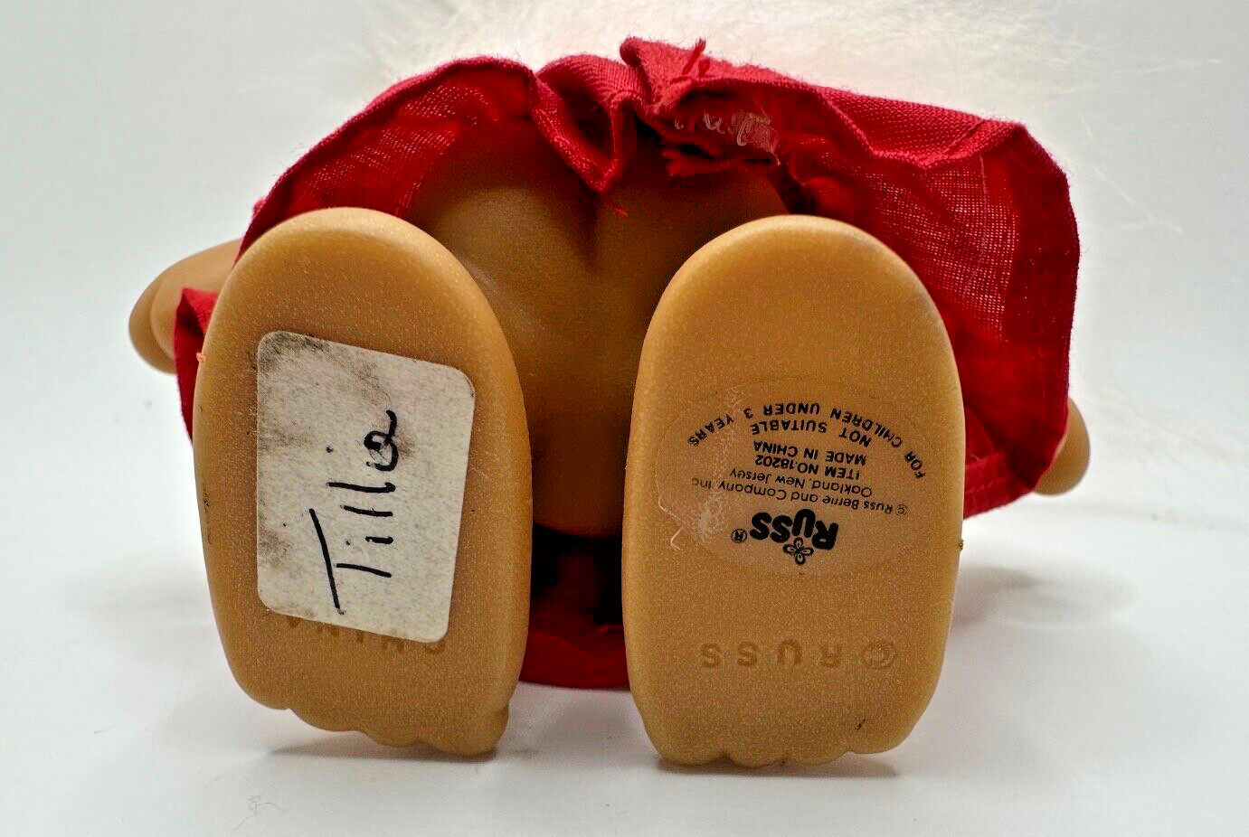 Valentine RUSS TROLL DOLL 5"  "You Are Very Special " Pink Hair