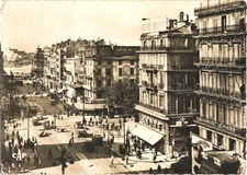 View of The Canebière, Historic High Street In Marseille, France Postcard