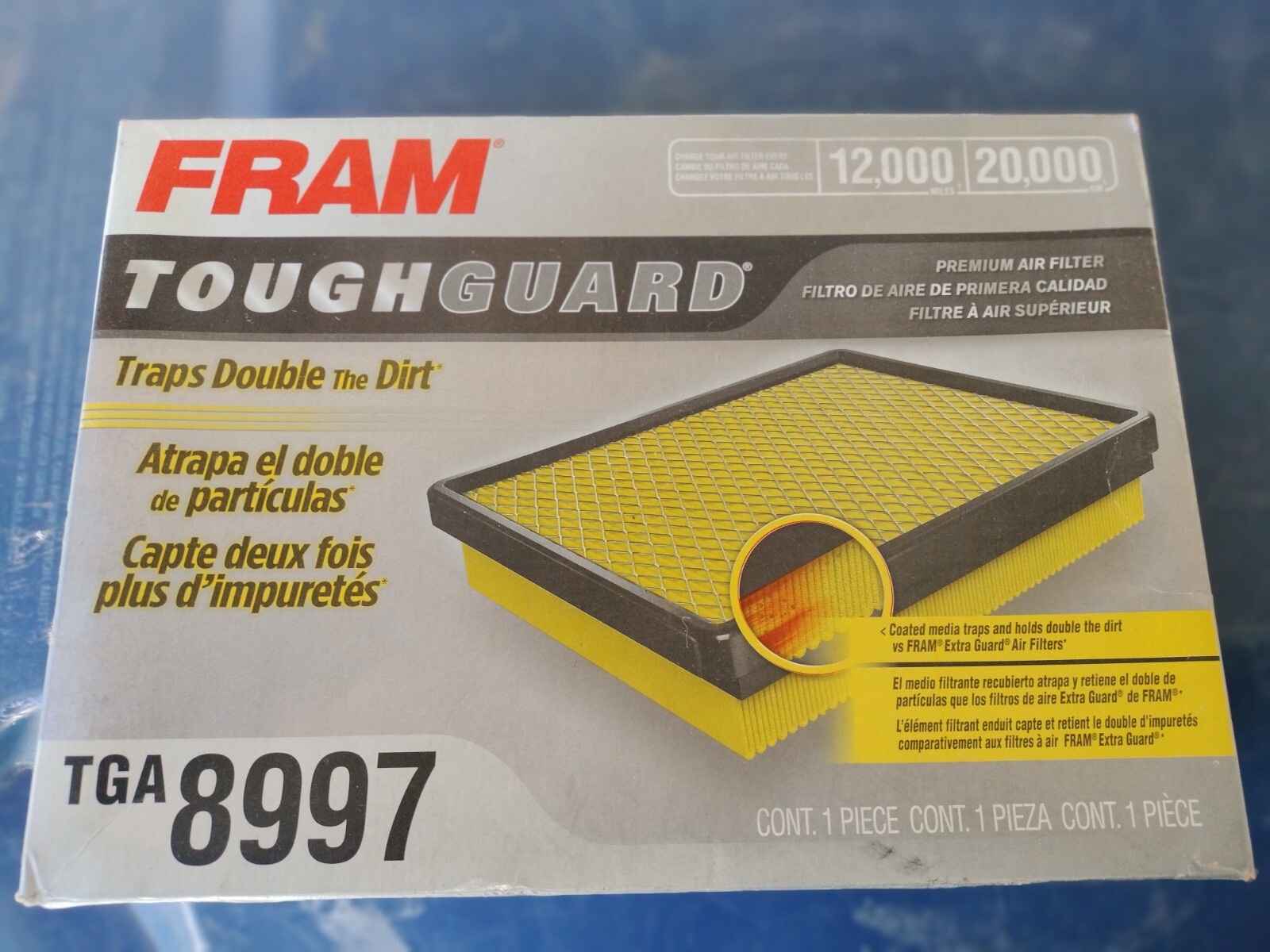 Fram ToughGuard air filter new in box