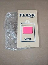 Yeti Flask Tropical Pink Limited Edition 7 Oz With Funnel New Sealed 