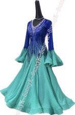 SunnyK Waltz Tango st Dance Dress Salsa Costume Smooth Ballroom Competition