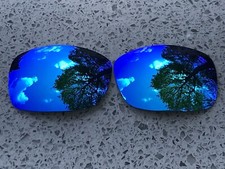 ETCHED POLARIZED ICE BLUE REPLACEMENT LENSES FOR OAKLEY RAVISHING