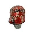 Vintage Coca Cola Coke Can 7 Panel Stitched Aluminum Hat Cap Retro Rare