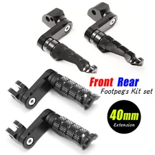 1.5 inch Extended Front Rear Footrests R-FIGHT For GSX-S750 17 18 19 20 21 22