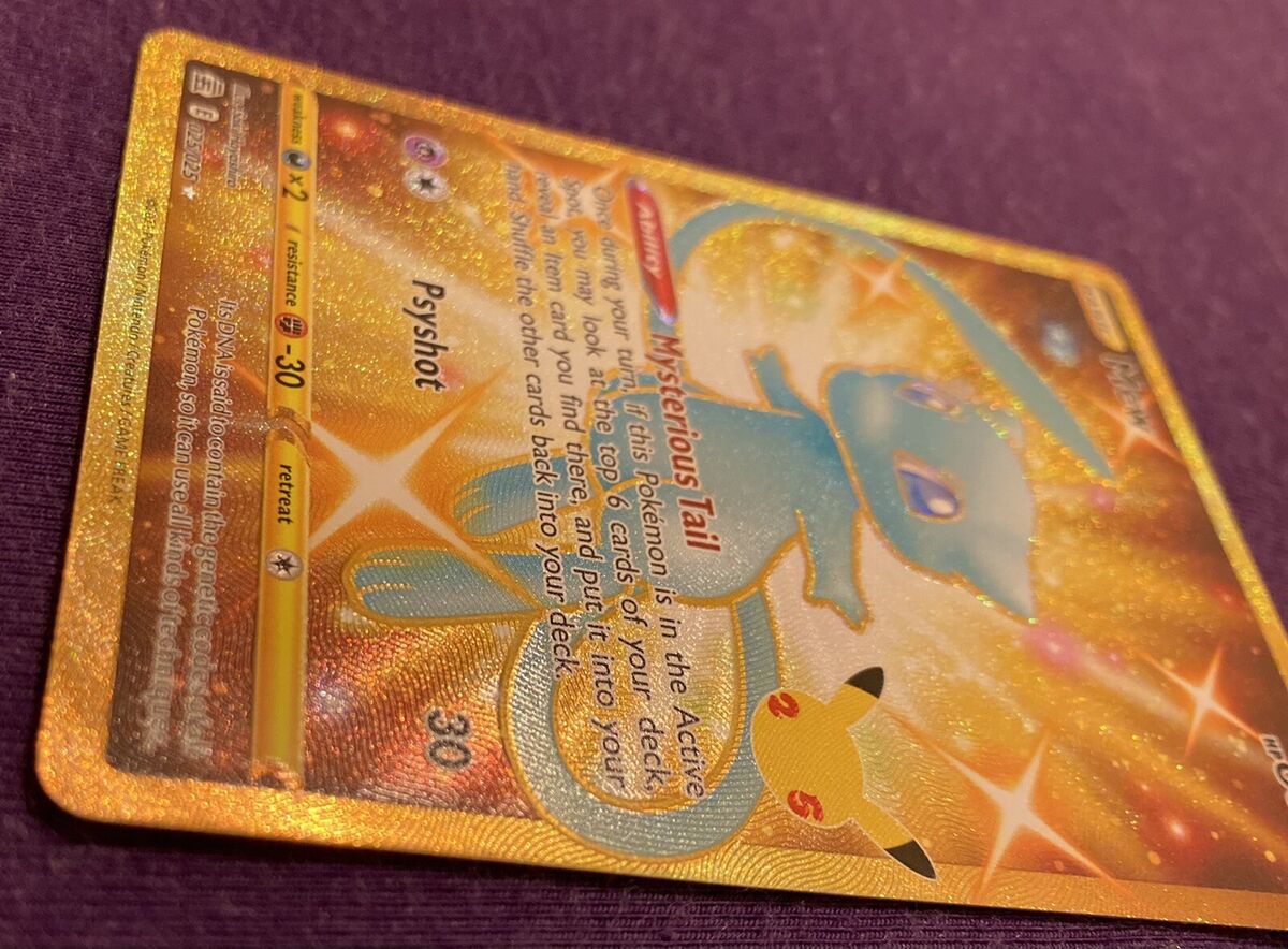 Pokemon Celebrations 25th Anniversary Mew Gold Card for Sale in Seattle, WA  - OfferUp