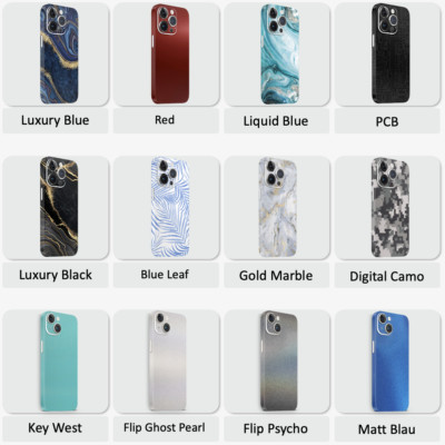 iPhone 15 14 13 Pro Max Skin Schutzfolie Aufkleber Case