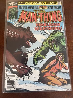 THE MAN THING # 2 HIMALAYAN NIGHTMARE MARVEL COMIC (1979) Bronze