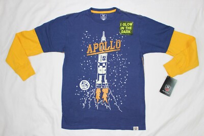 Apollo Glow in the Dark Shirt size large long sleeve  Wes and willy 