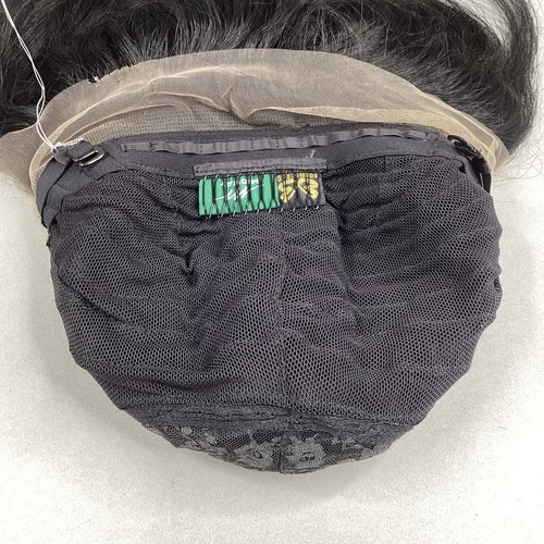 Peluca de encaje cabello humano 100 % mojada y ondulada negra natural Annika MHLF420 - Imagen 7 de 11